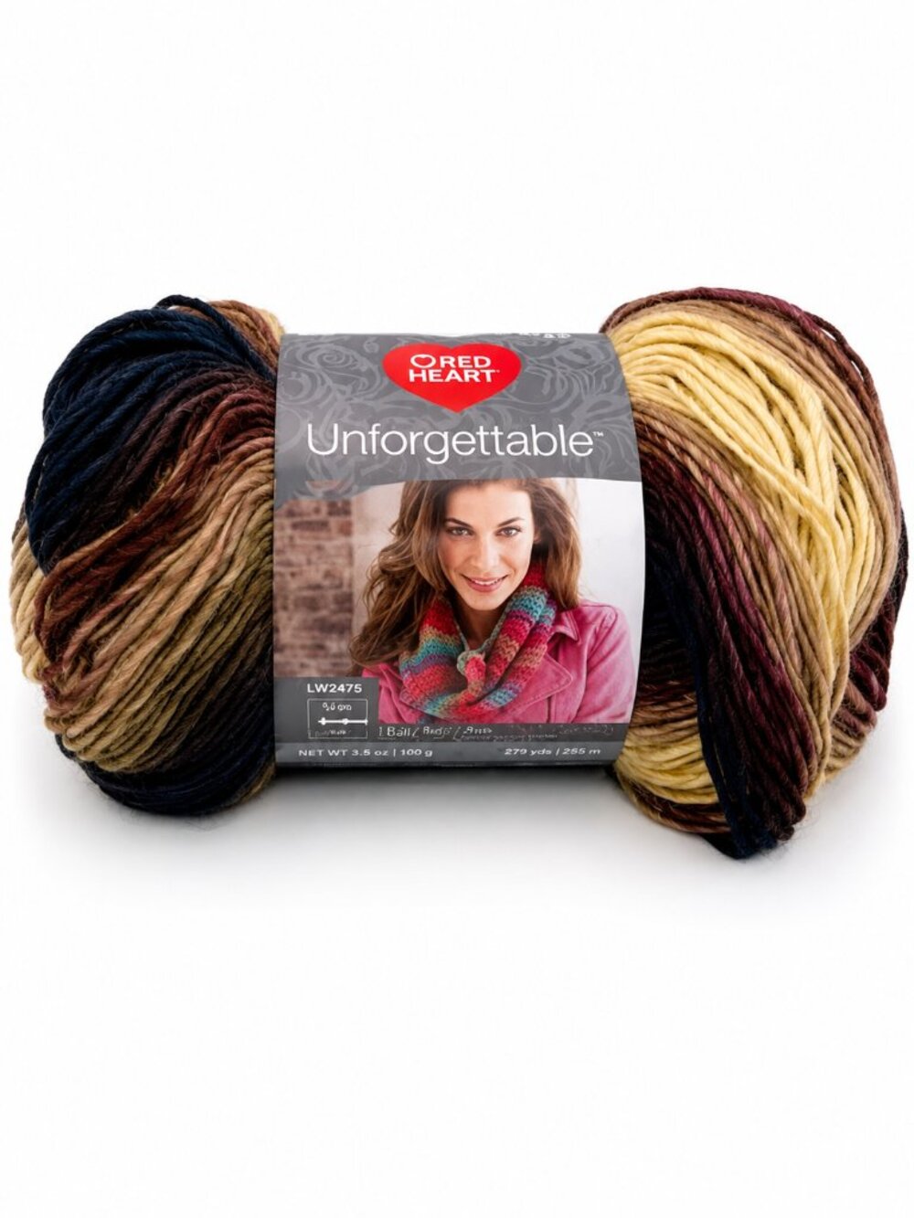 Red Heart Unforgettable Yarn – Multicolor Gradient Crochet & Knit Yarn